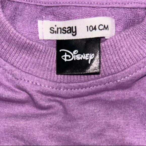 Disney Minnie & Daisy Kids Sweatshirt | Purple Ruffle Sleeve Shirt - Picture 3 of 4